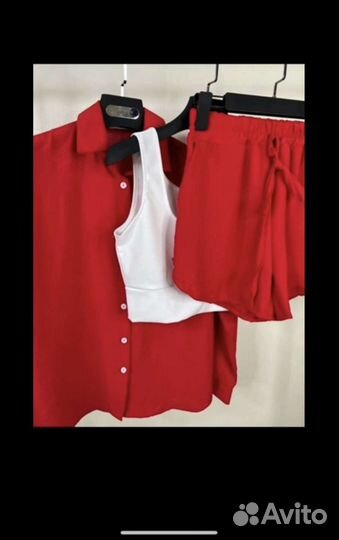 Костюм с шортами женский