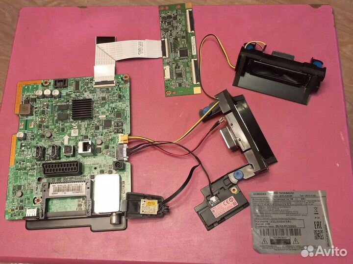 Схемы, платы динамики samsung UE32J5205AK