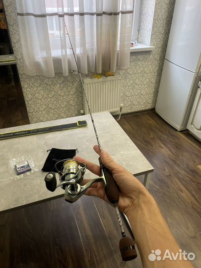 Спиннинг black adder nano 0.3-0.8+tsurinoya fs500