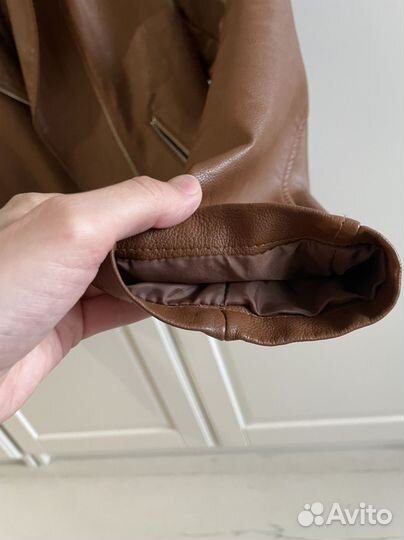 Куртка из экокожи Stradivarius