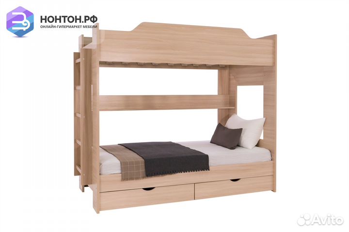Двухъярусная кровать шимо светлый