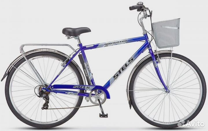 Велосипед дорожный с корзиной