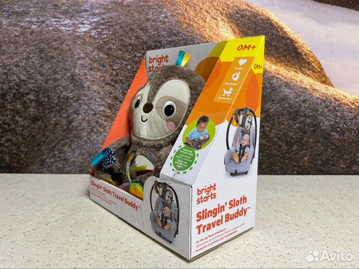 Новая игрушка Bright Starts Ленивец большой