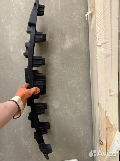 Абсорбер переднего бампера на hyundai solaris