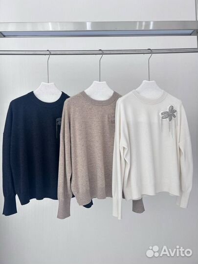 Кофта Brunello Cucinelli с декором