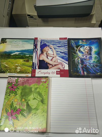 Тетради А5 новые разные