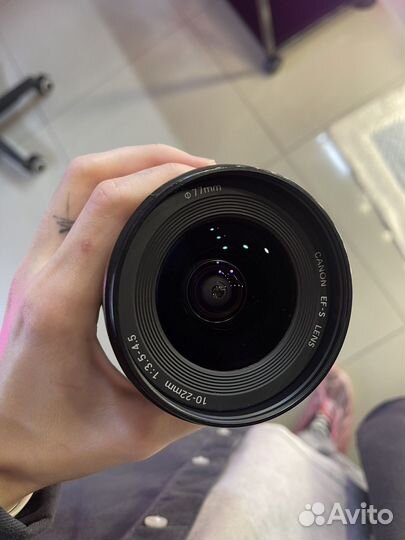 Объектив canon zoom lens ef-s 10-22 mm 1:3.5-4.5