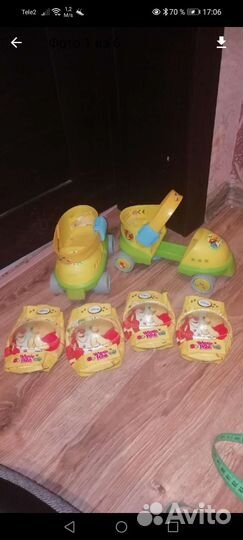 Детские ролики и защита