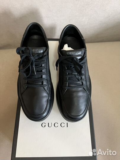 Кеды Gucci GG Supreme Black оригинал