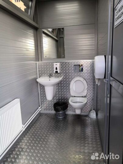 Туалетный модуль, общественный туалет, автономный