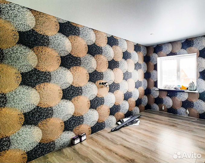 Поклейка обоев. Покраска. Шпатлёвка. Штукатурка