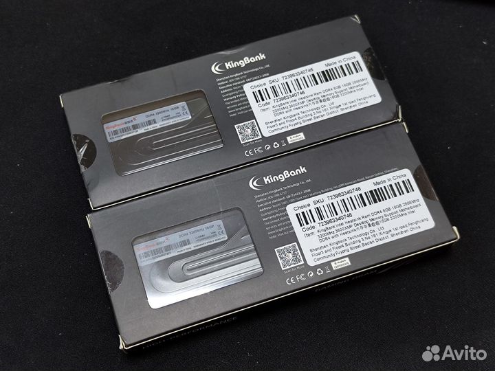 Оперативная память KingBank DDR4 32Gb(16Gbx2) 3200