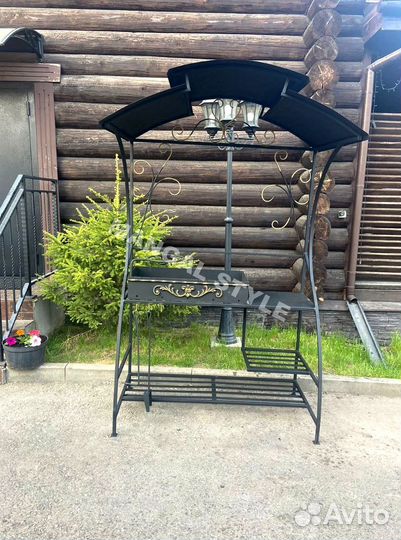 Мангал с крышей