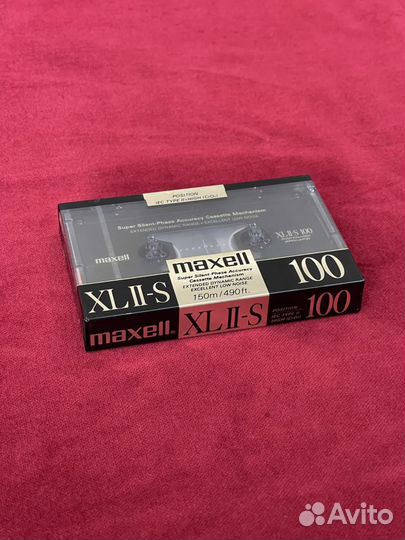 Аудиокассета Maxell XL II-S 100