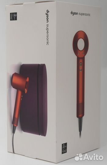 Фен Dyson supersonic hd15 (с кейсом) topaz orange