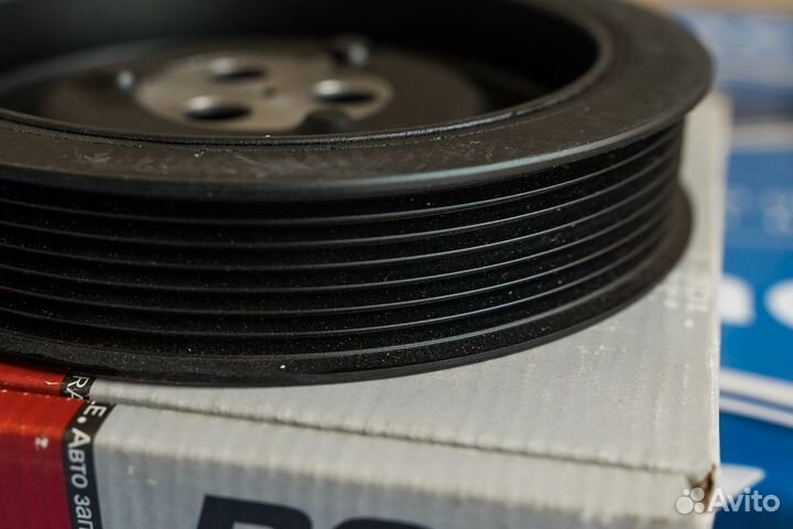 Шкив коленвала Форд Транзит 2.4 дизель 2000-2006