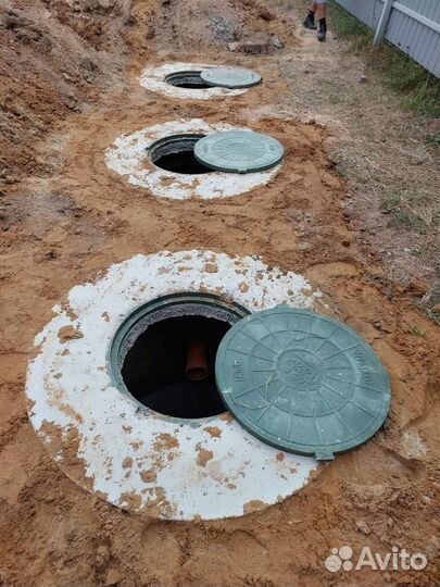 Септик из бетонных колец