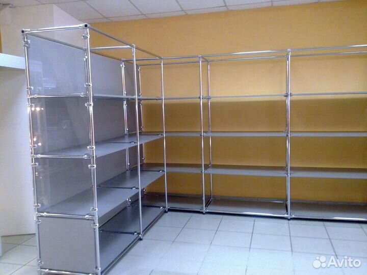 Торговое оборудование витрины и стеллажи на заказ