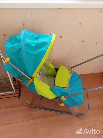 Детские санки коляска ника