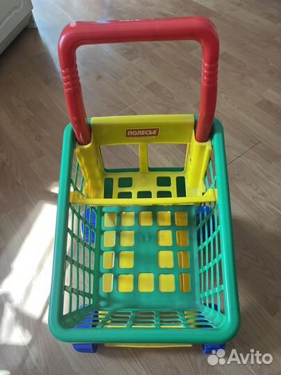 Тележка для магазина игрушечная