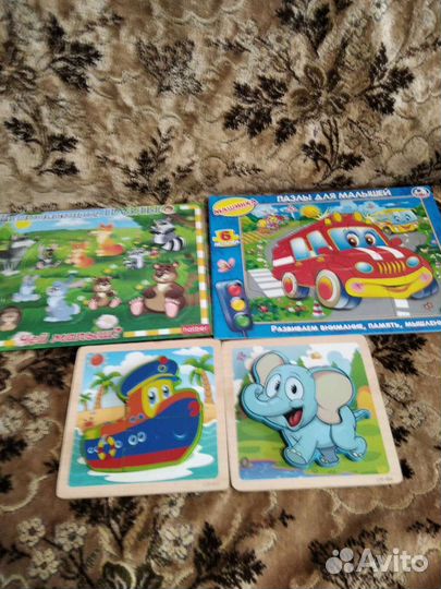 Пазлы для малышей пакетом