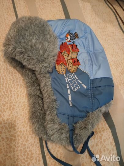 Шапка зимняя на мальчика 48