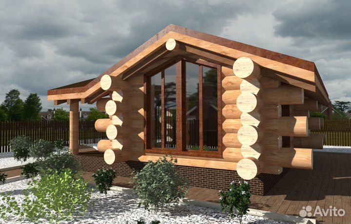 Срубы бань с доставкой и монтажом 3*3, 3*4, 3*5