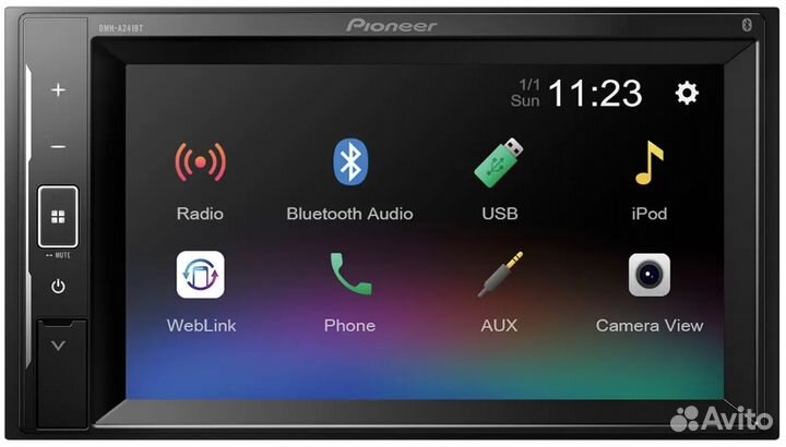 Автопроигрыватель Pioneer DMH-A241BT chevrolet cru