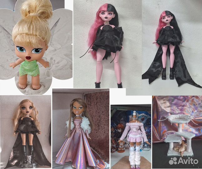 Одежда для кукол bratz rainbow high monster high