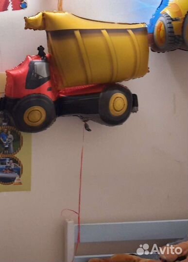 Украшения для дня рождения стройка