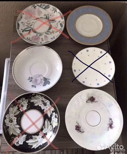 Блюдце и тарелки СССР