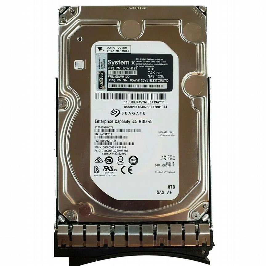 [00WH121] Жесткий Диск Lenovo 8tb Sas 3,5" Hdd 00wh121