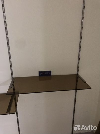 Стеклянные полки1.1-0.4 м