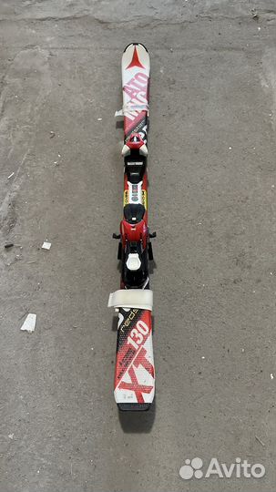 Горные лыжи детские 130 с палками