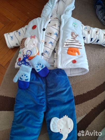 Детская одежда для мальчиков 0-2 лет