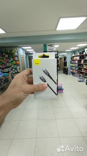 Кабель Baseus type-c to lightning glimmer series