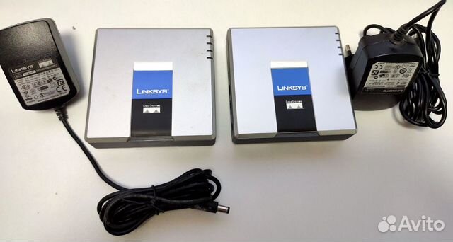 Шлюз IP-телефонии Linksys PAP2T комплект 2 шт