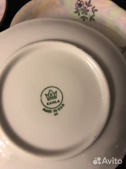 Блюдца от чайной пары,гдр