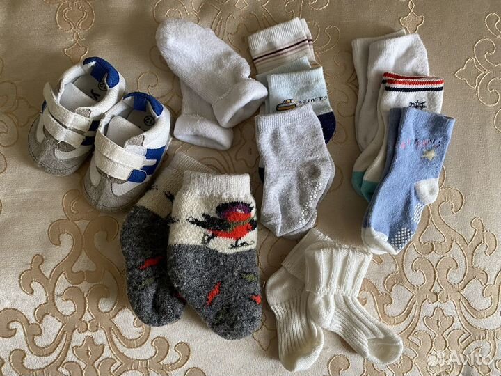 Носки от 0-3 мес и от 3 до 6 мес