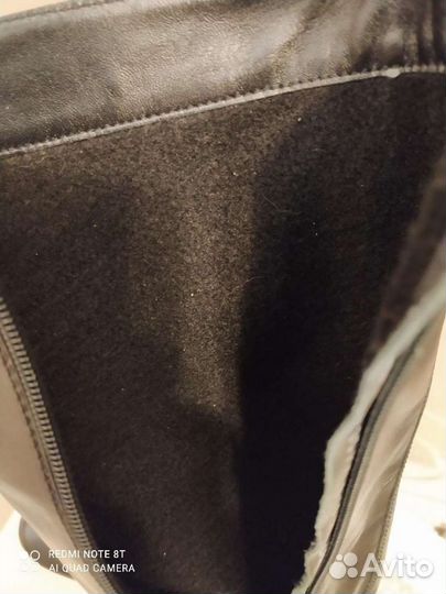 Сапоги демисезонные женские натуральная кожа