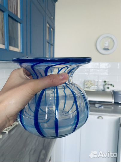 Ваза ретро опаловое стекло