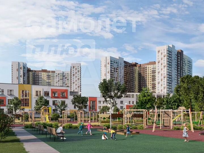 2-к. квартира, 59 м², 3/25 эт.