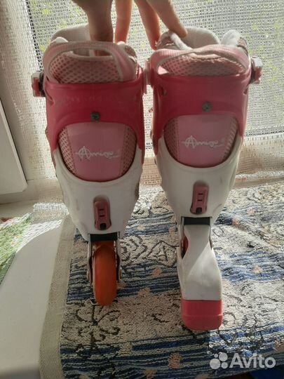 Роликовые коньки детские 32-35р