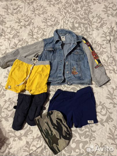 Вещи пакетом мальчику 110