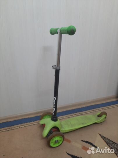 Самокат детский трехколесный бу