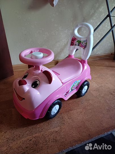 Машинка каталка полесье