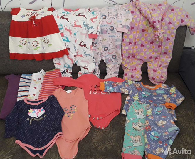 Веши пакетом для девочки 68-74