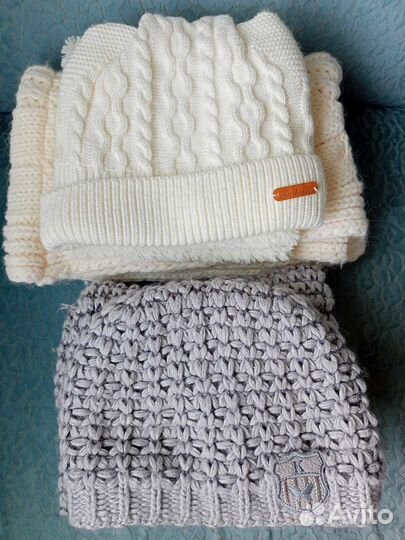 Комплект шапка и снуд женский