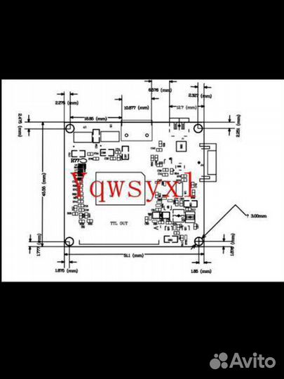 Плата жк-контроллера