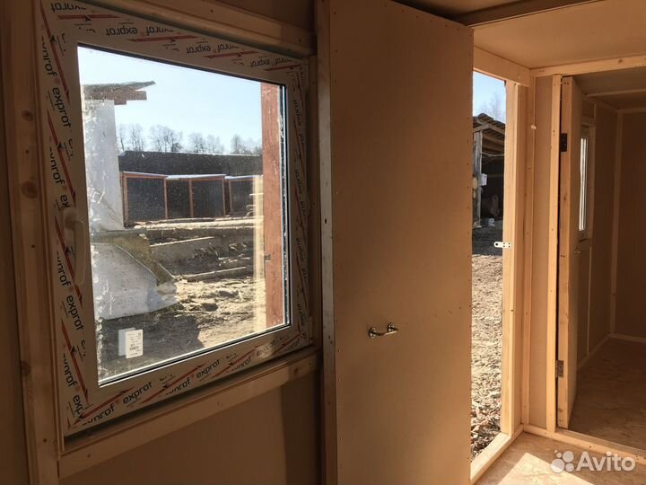 Бытовка двухкомнатная новая 6х2,3м